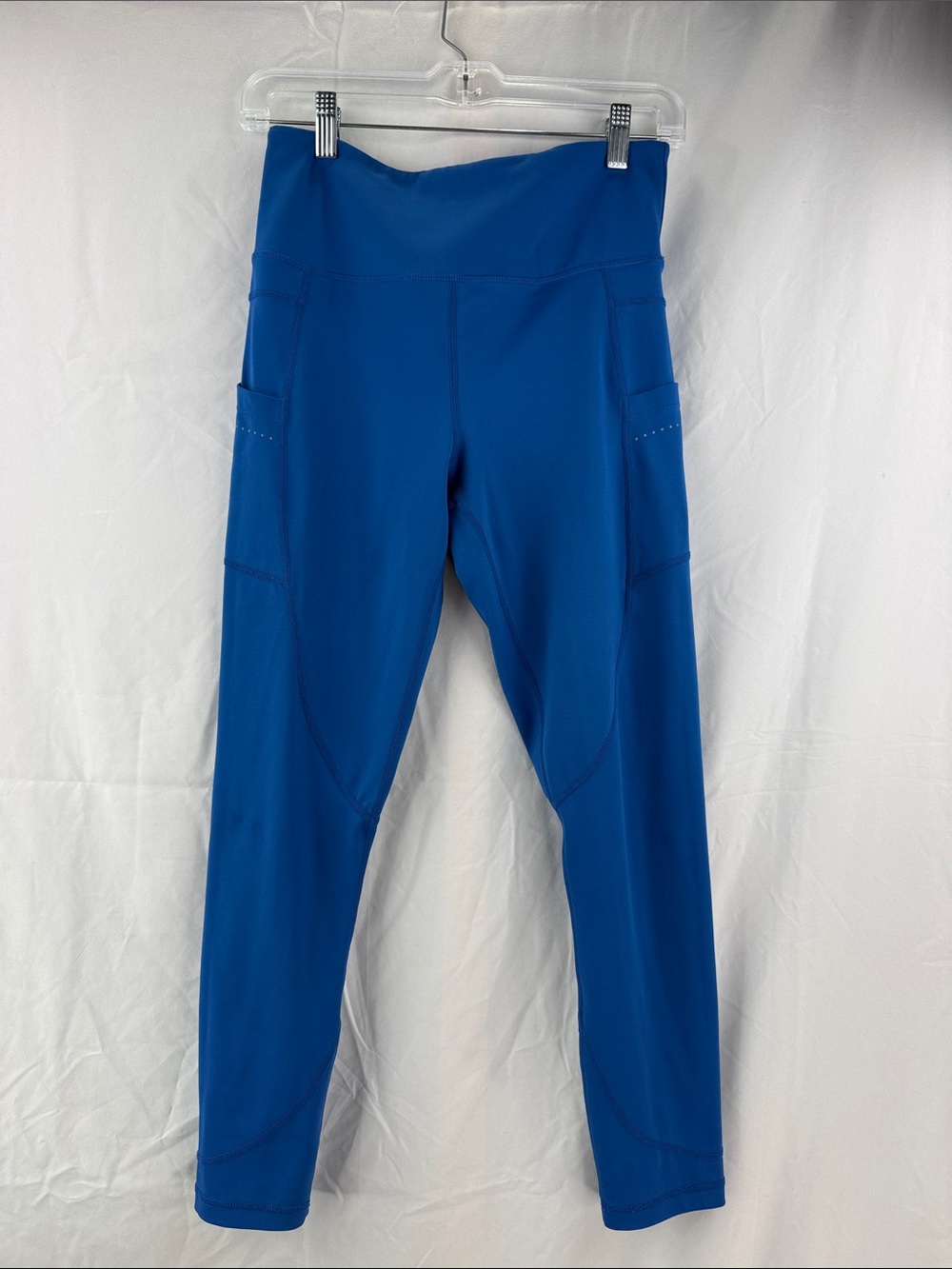 Zyia Active Women’s Light n Tight Reflective Pocket High Rise Cobalt Leggings